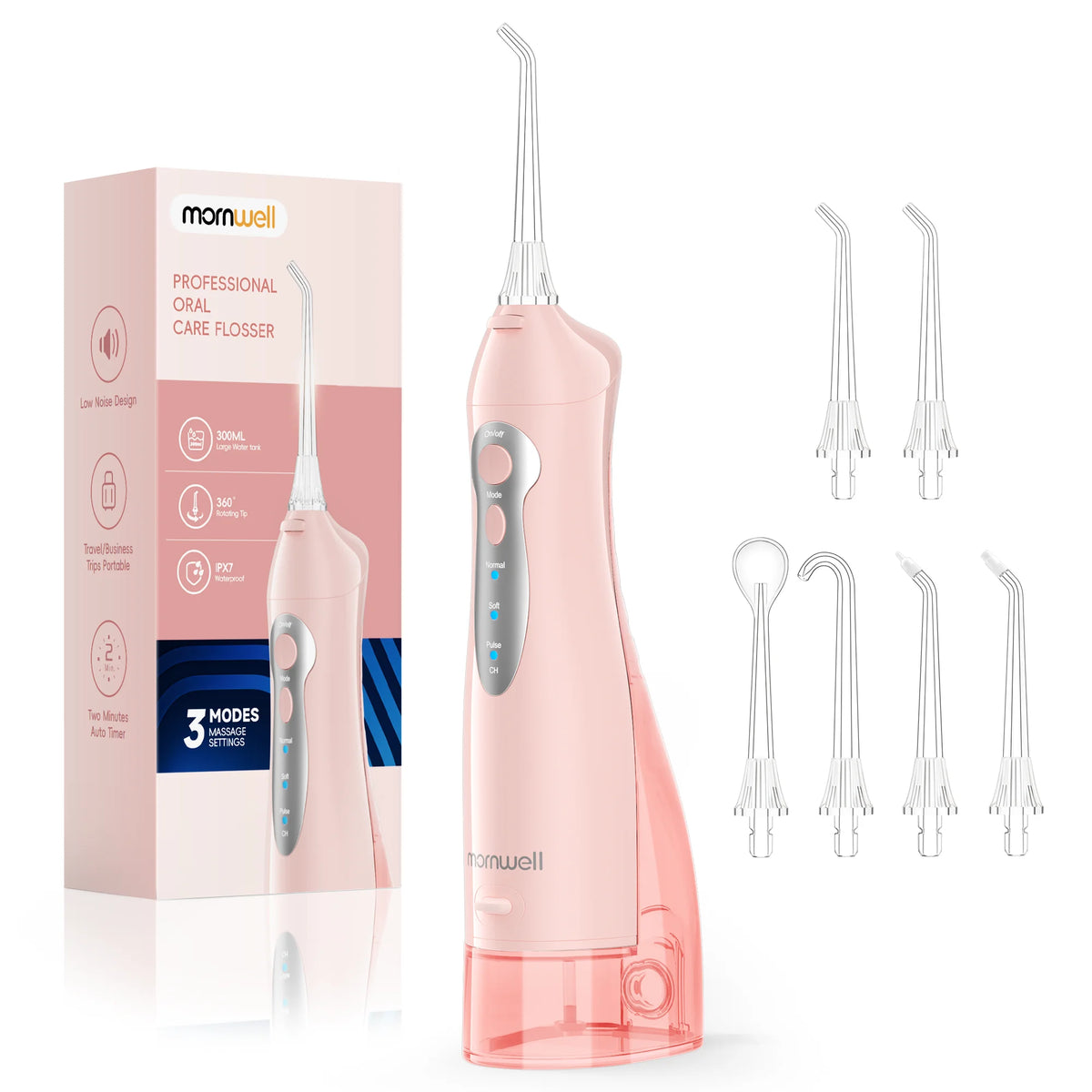 Portable Electric Water Flosser for Deep Teeth and Gum Cleaning