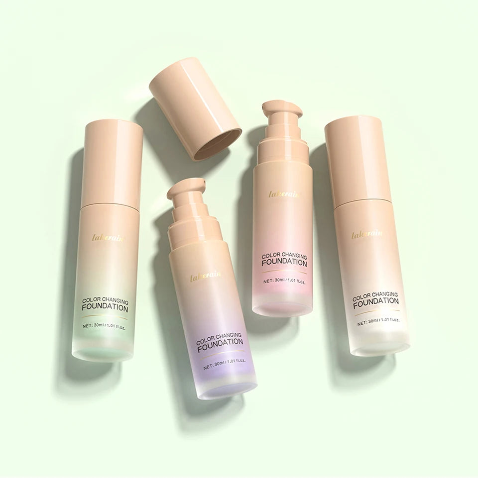 Color-Changing Liquid Foundation for Flawless Radiant Skin Coverage