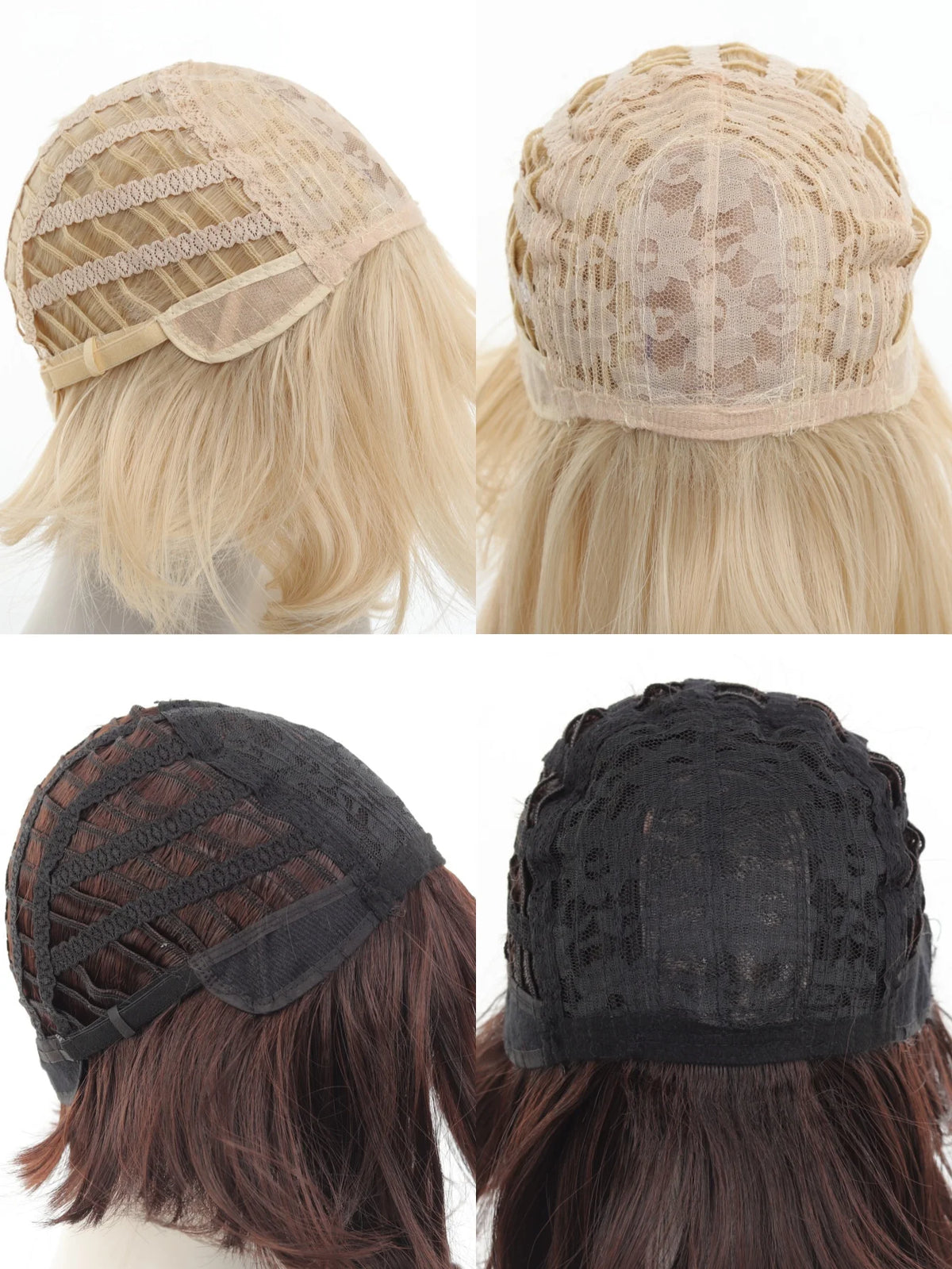 Long Wavy Blonde Cosplay Wig with Bangs