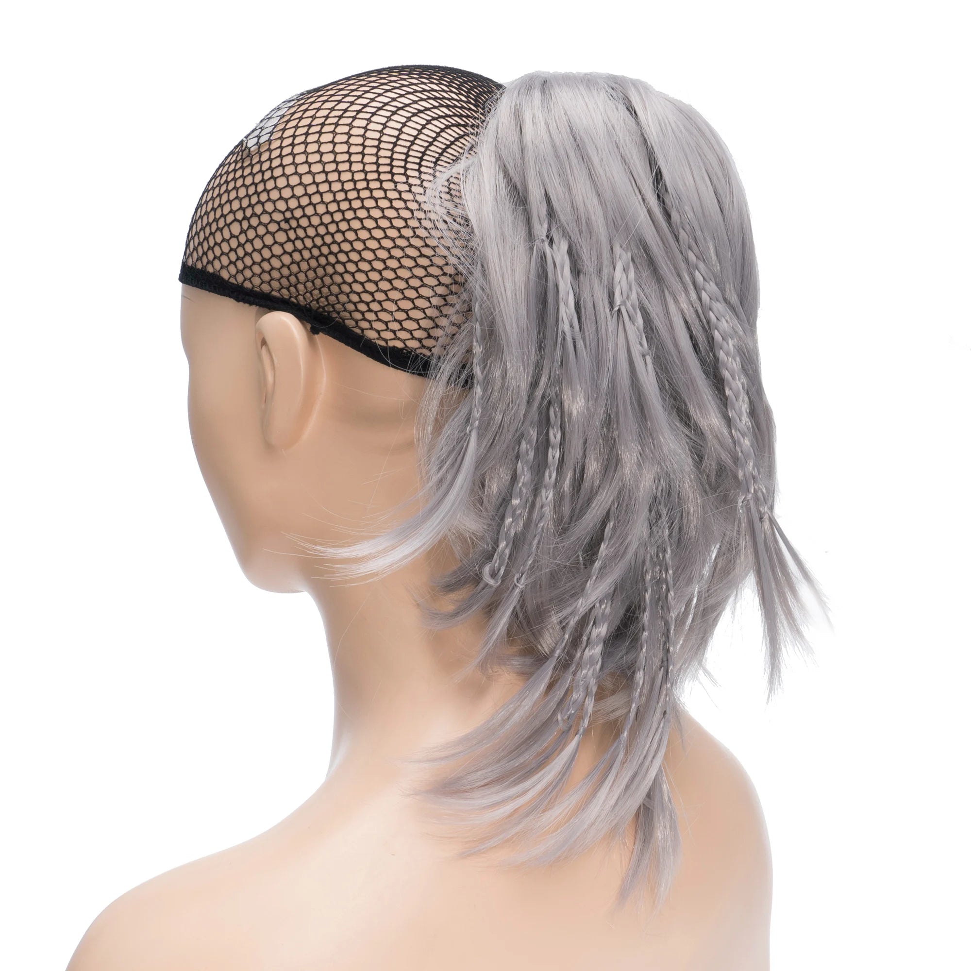 Synthetic Braid Claw Ponytail Extension - 8