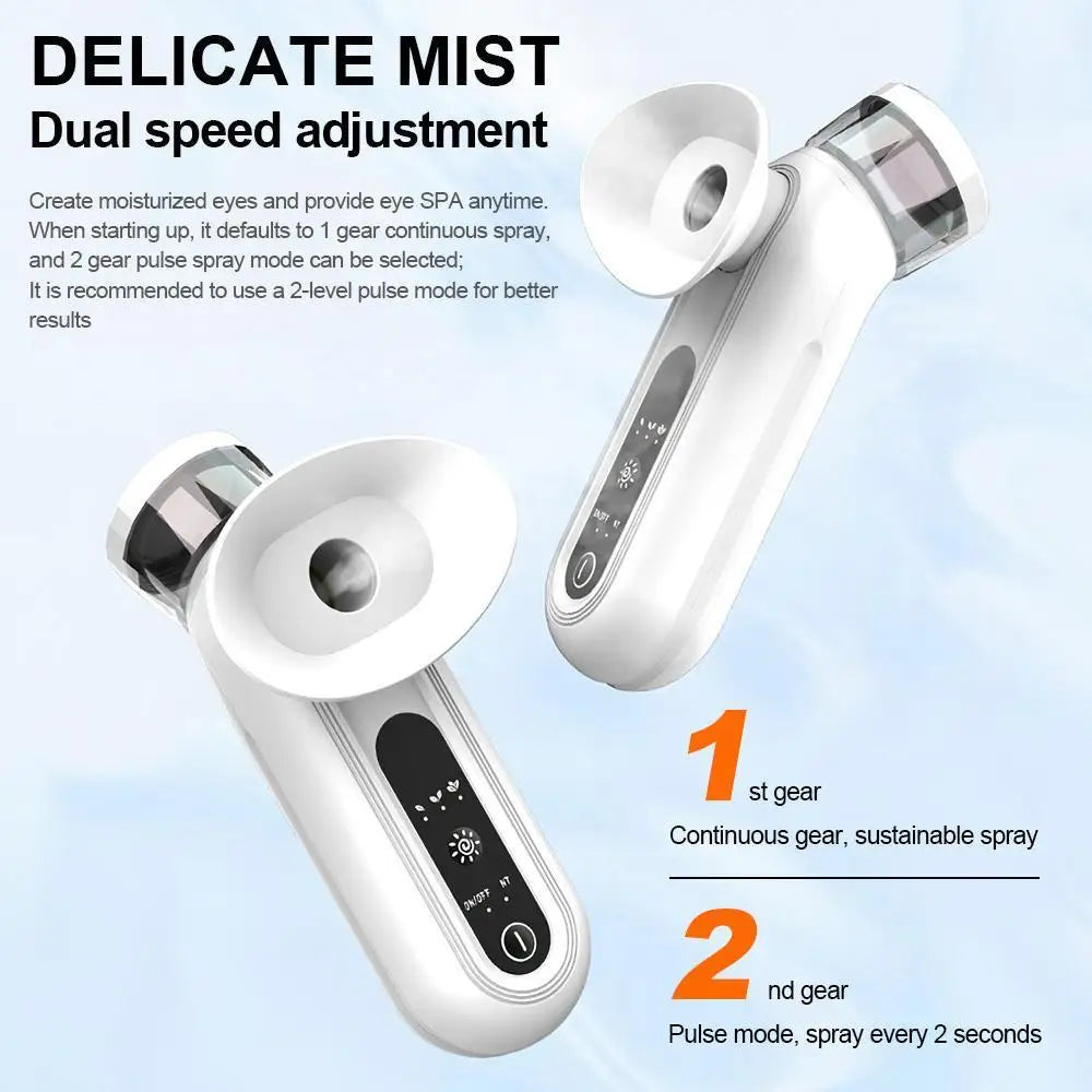 Portable Eye Mist Sprayer and Facial Steamer for Dry Tired Eyes