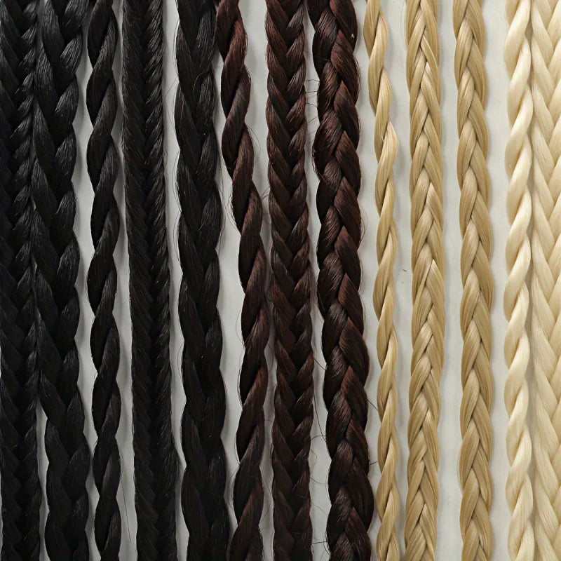 22-Inch Clip-In Braided Hair Extensions for Instant Volume - 5