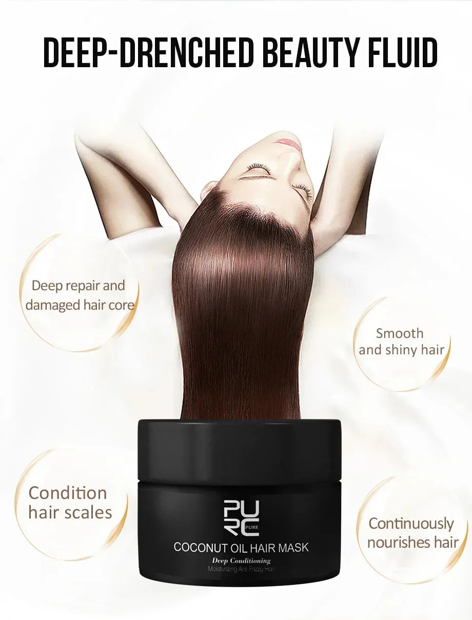 Deep Repair Collagen Hair Mask for Damaged Frizzy and Dry Hair - 10