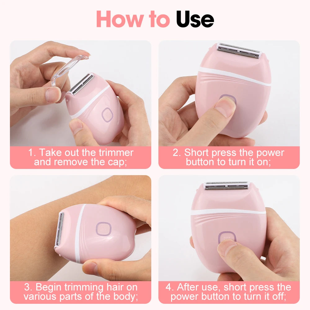 Electric Foil Shaver for Women for Smooth Body and Bikini Hair Removal - 12