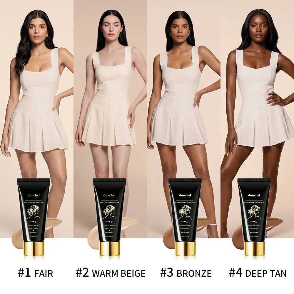 Waterproof Full Coverage Body Concealer for Tattoos Scars and Blemishes - 4