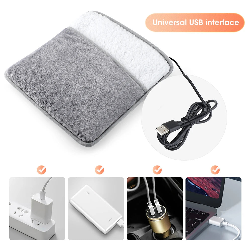 Electric Heated Foot Warmer with 9 Heat Levels and Auto Shut-Off Timer