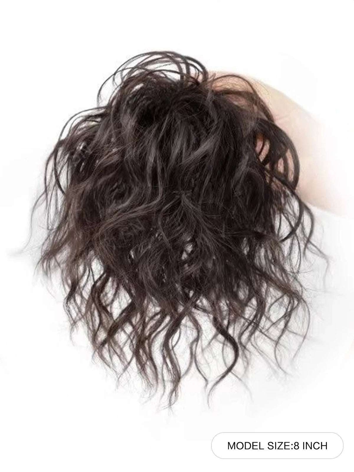 Wavy Curly Synthetic Hair Bun Extension for Daily and Party Styling
