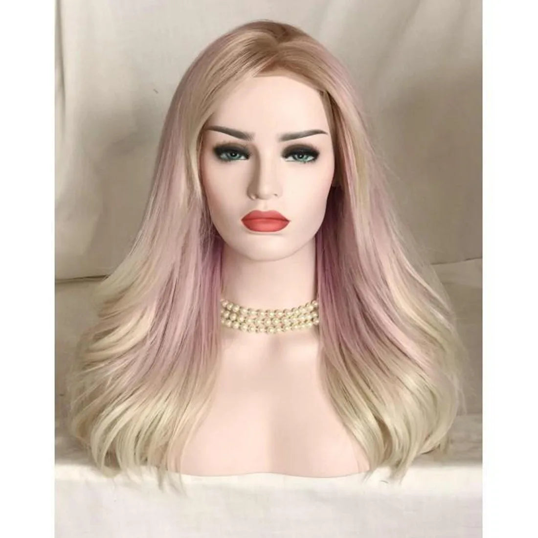 Heat Resistant Ombre Wavy Wig for Daily Wear and Cosplay