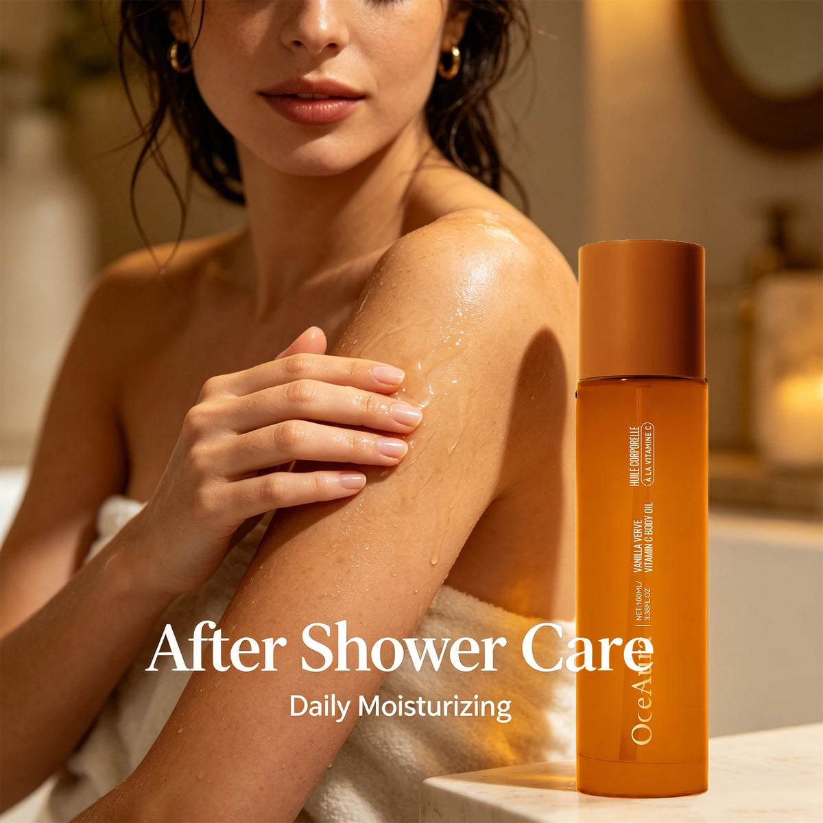 Vitamin C Brightening Body Oil for Deep Hydration and Radiant Skin