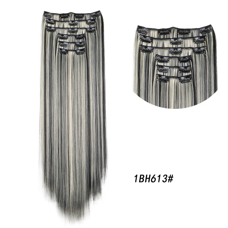 Long Curly Clip-In Hair Extensions for Instant Volume and Length