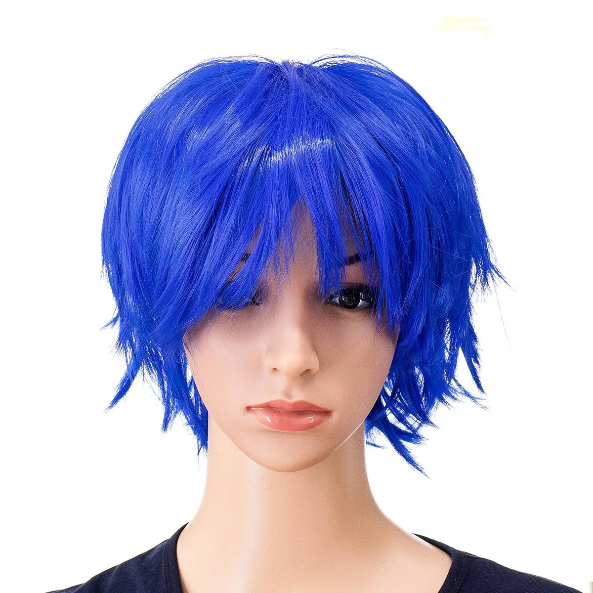 Short Spiky Layered Anime Cosplay Wig for Men and Women