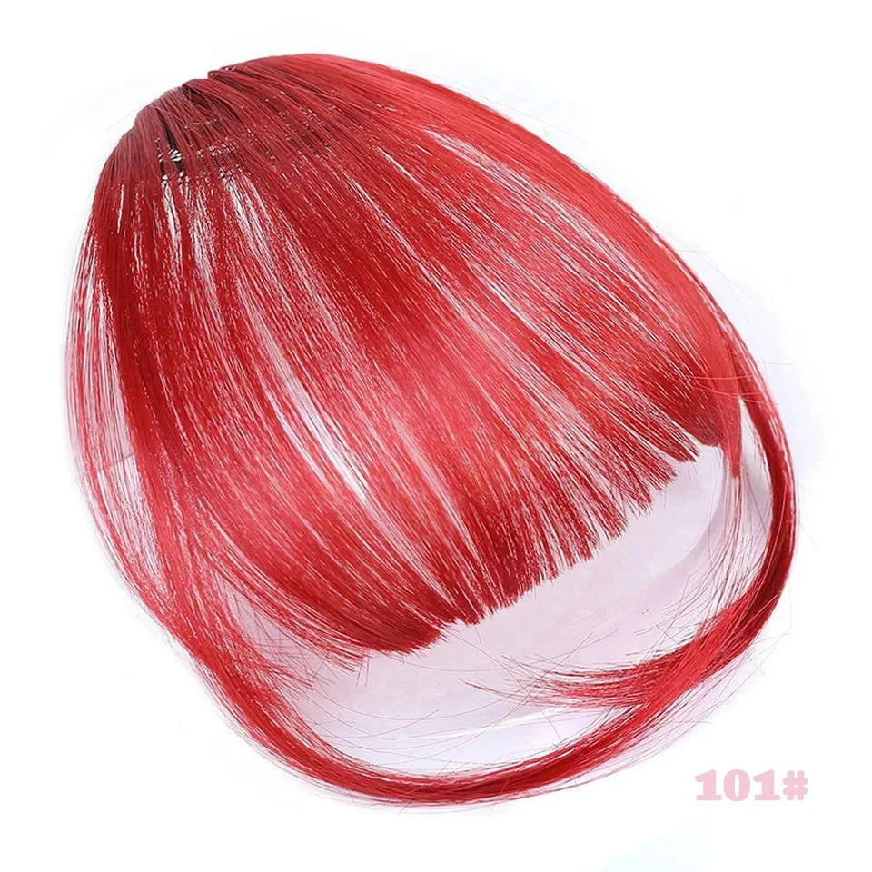 Clip In Air Bangs for Natural Hair Volumizing and Face Framing - 36