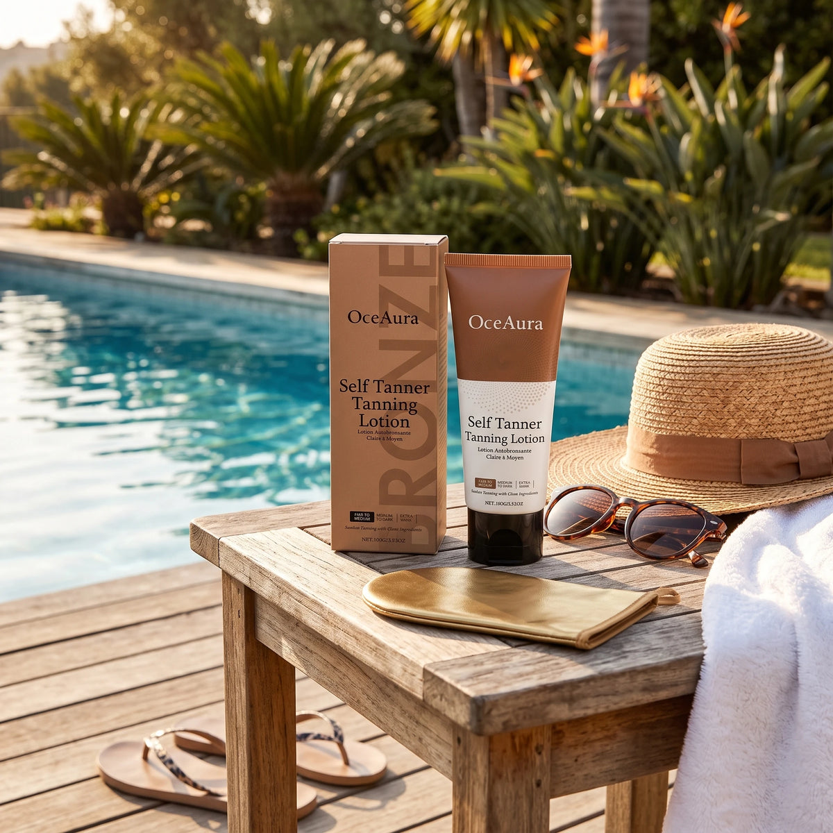 Gradual Sunless Tanning Lotion for a Natural Bronze Glow
