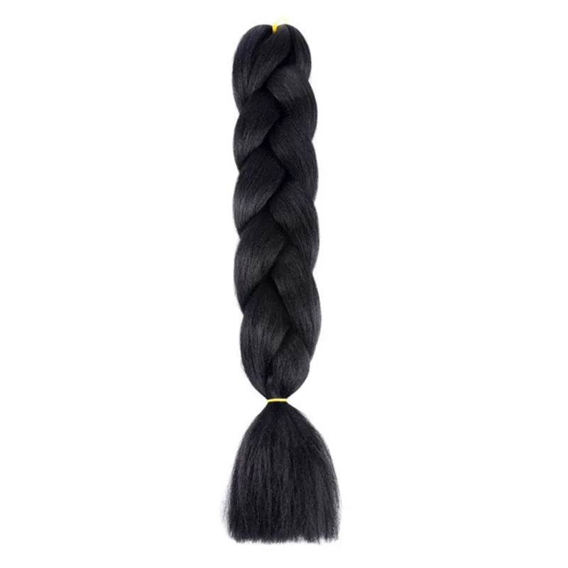 24-Inch Long Colorful Ombre Braiding Hair Extensions
