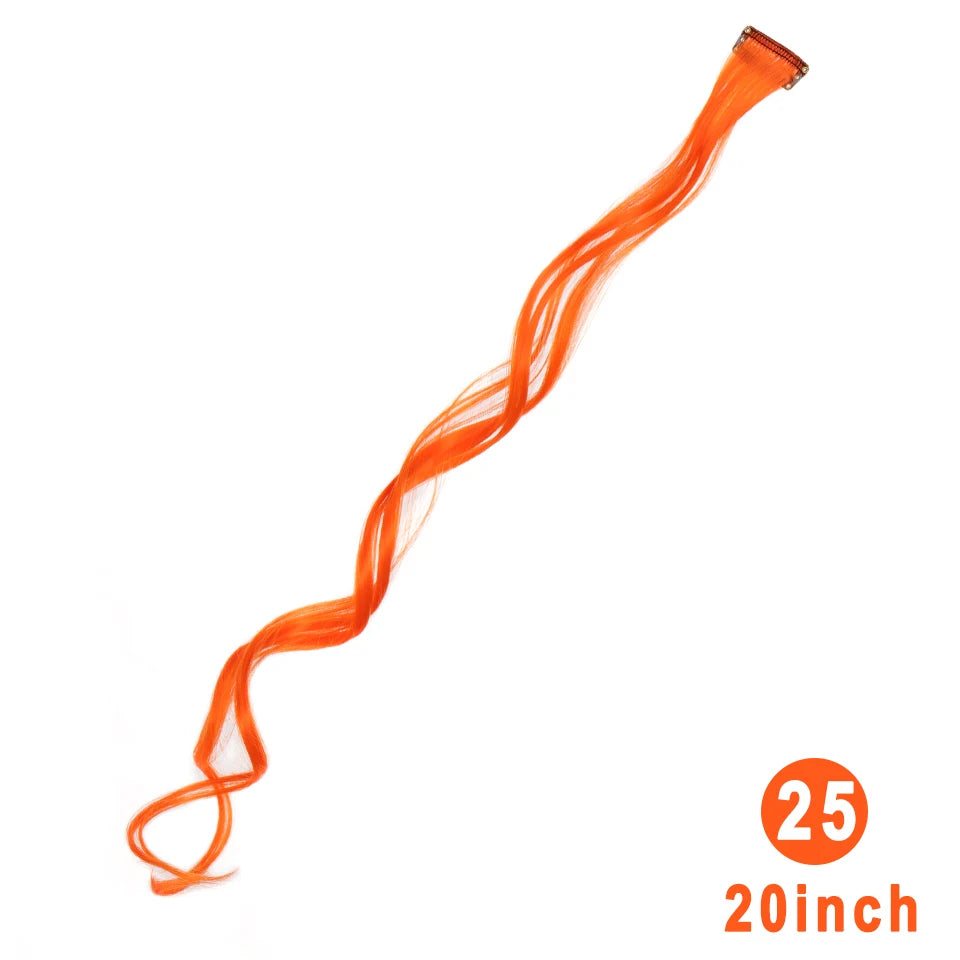 22 Inch Wavy Clip-In Hair Extensions for Daily Style and Parties