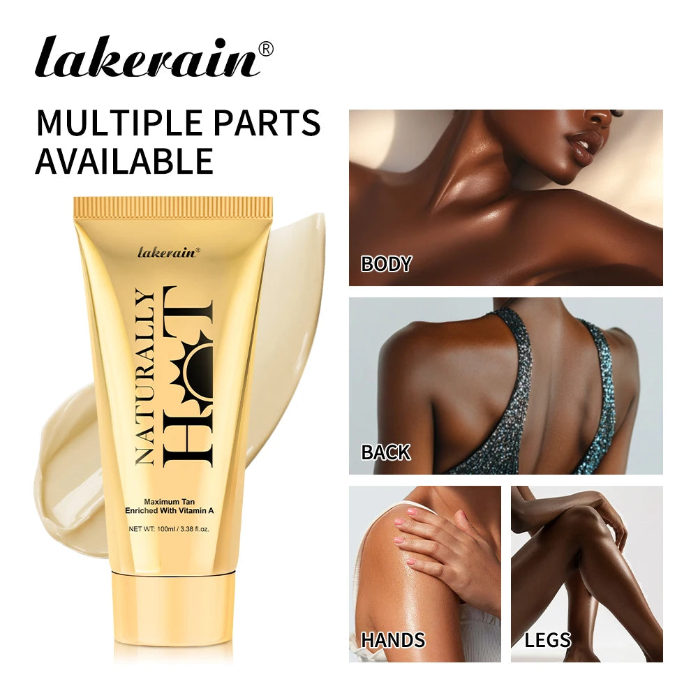 Naturally Hot Body Tanning Cream for a Long-Lasting Sun-Kissed Glow - 1