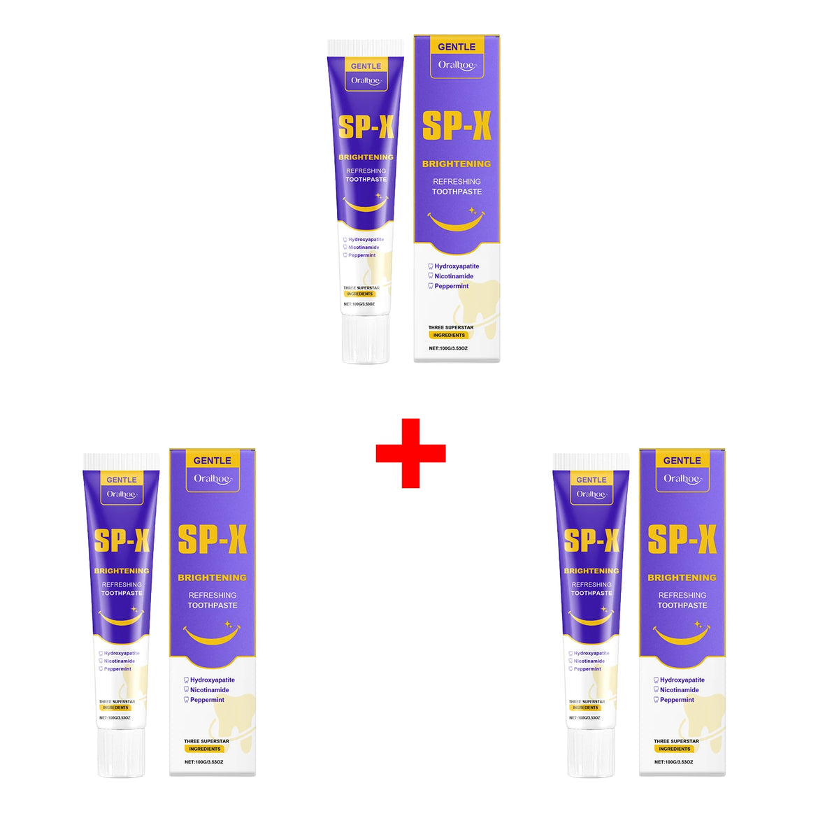Brightening Toothpaste for Deep Stain Removal and Enamel Protection