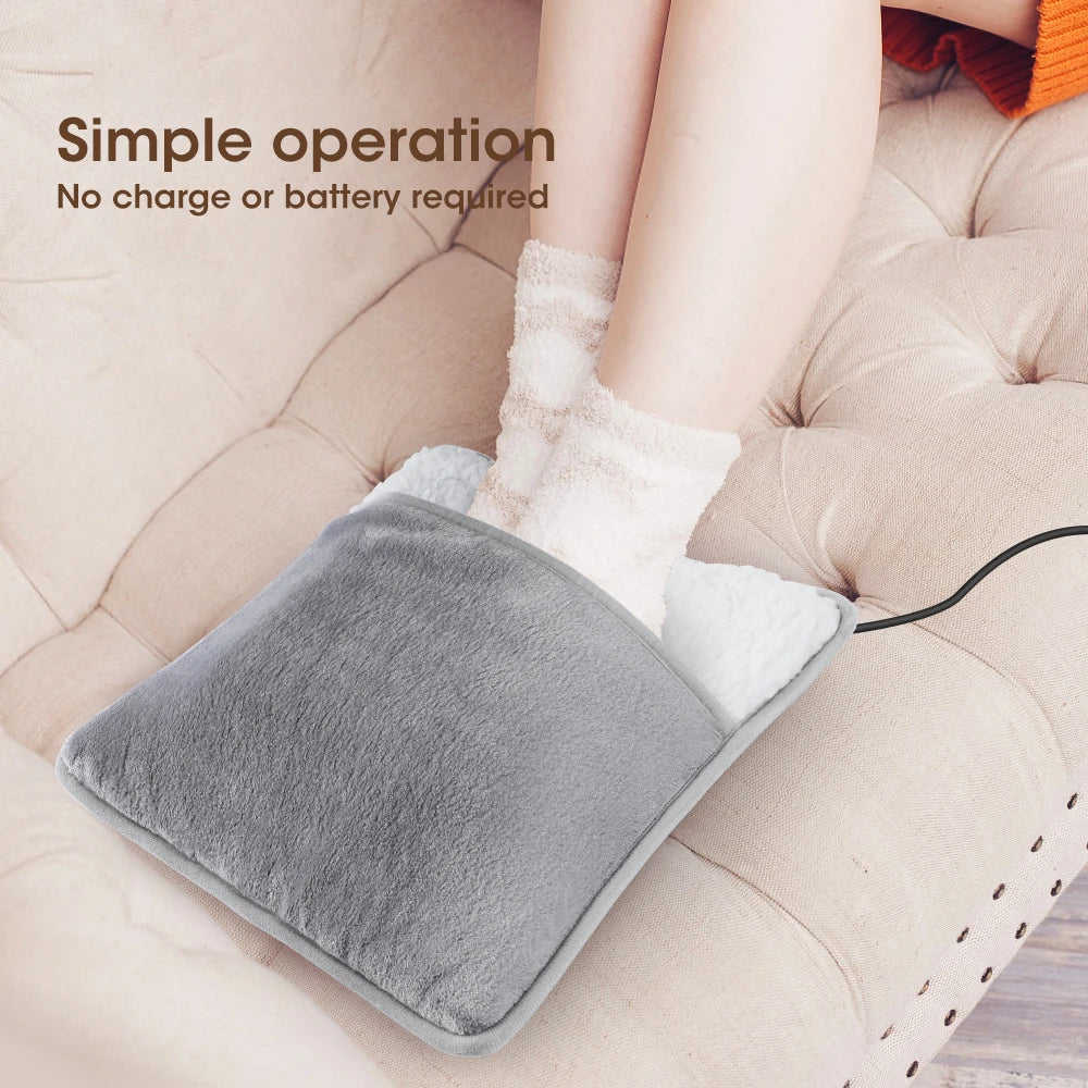 Electric Heated Foot Warmer with 9 Heat Levels and Auto Shut-Off Timer - 22