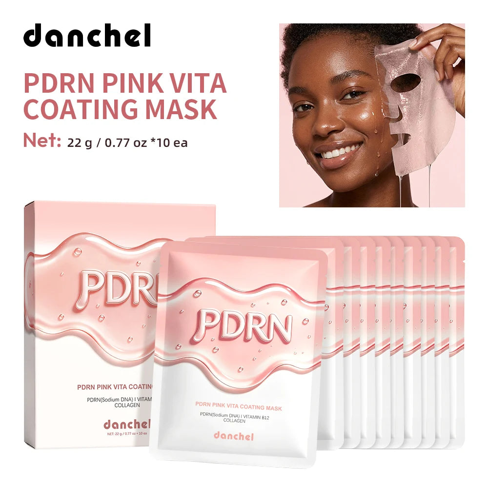 Salmon DNA PDRN Pink Vitamin Hydrating Facial Sheet Mask - 1
