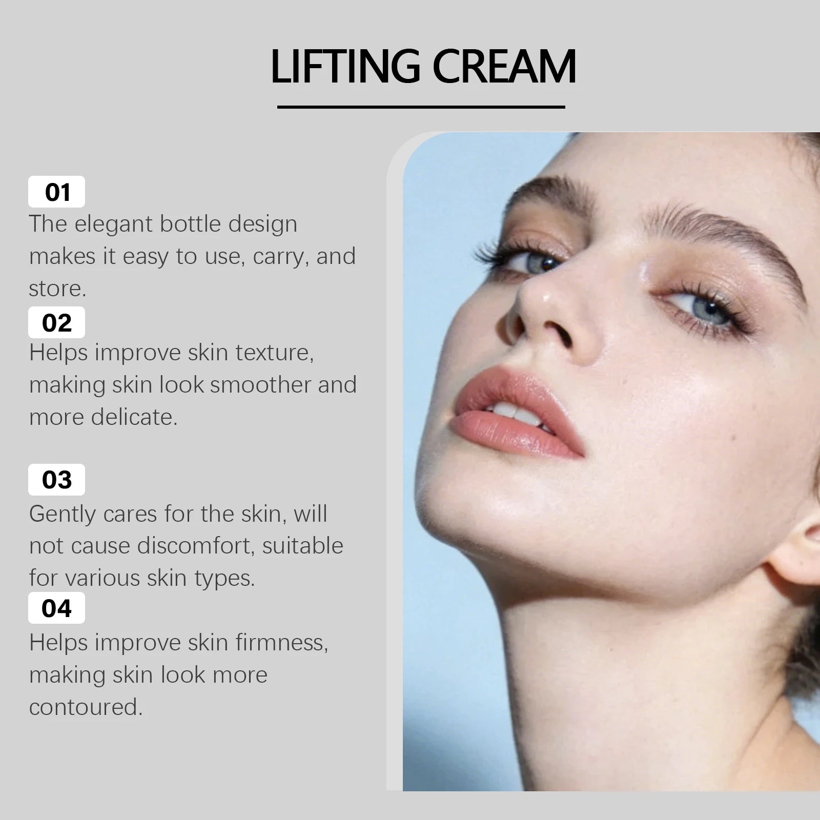 3D Lifting Firming Cream for Face and Neck Tightening and Anti-Aging - 10
