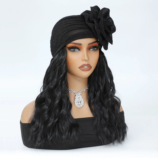Long Wavy Hat Wig for Easy Daily Styling