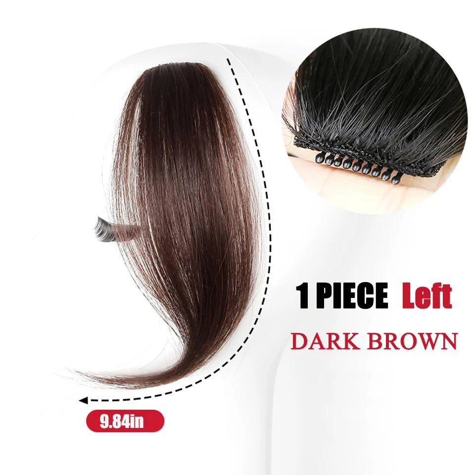 Clip-In Synthetic Hair Side Bangs for Instant Volume - 14