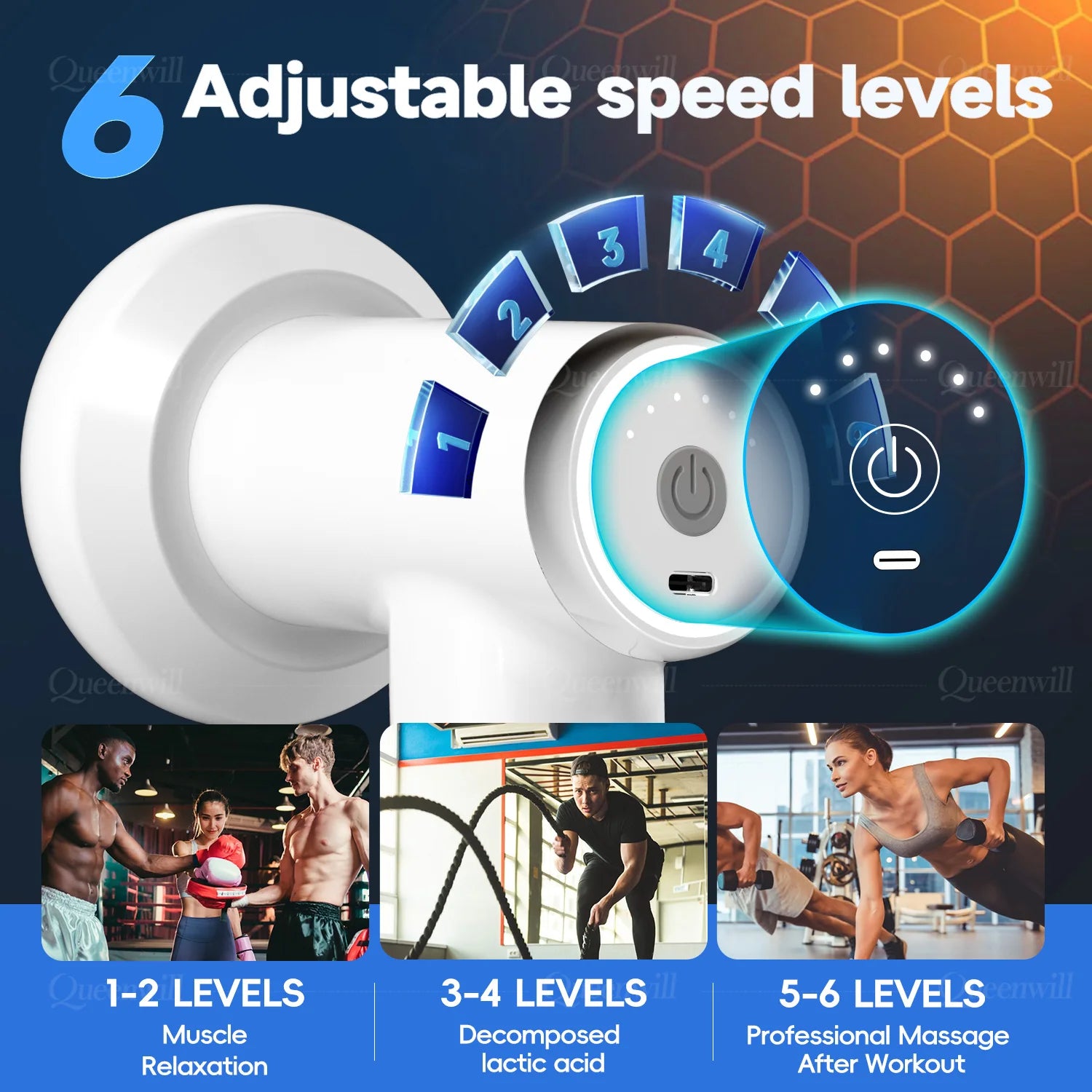 Portable Body Shaping and Deep Tissue Massage Gun for Fitness Recovery - 2