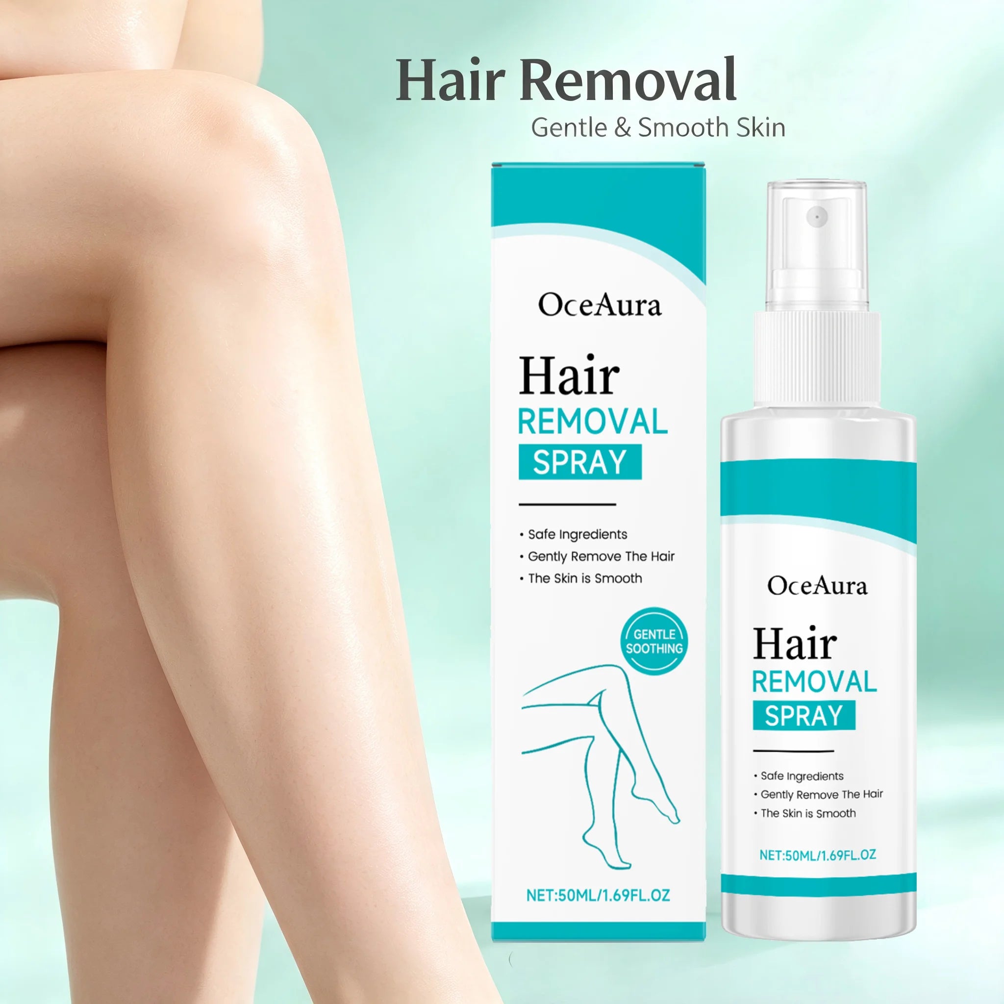 Painless Gentle Hair Removal Spray for Smooth Body Skin - 3