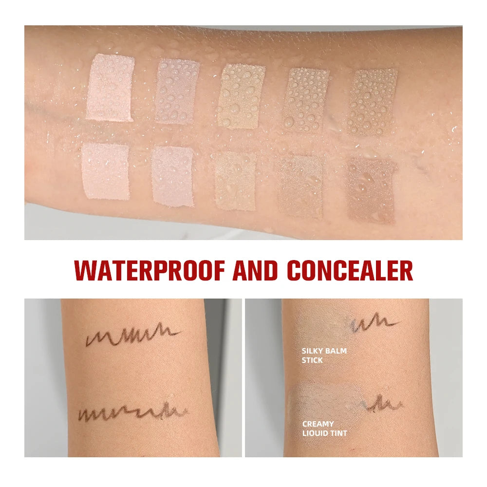 2-in-1 Blurring Concealer and Liquid Foundation for Flawless Full Coverage - 6