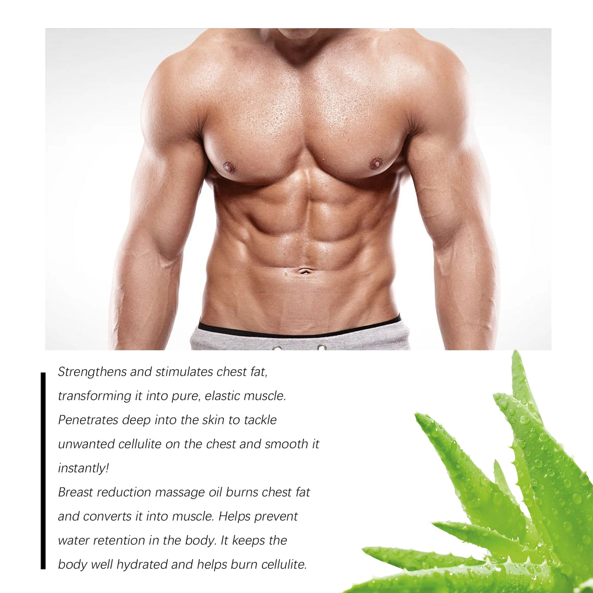 Chest Firming and Gynecomastia Reduction Spray for Men
