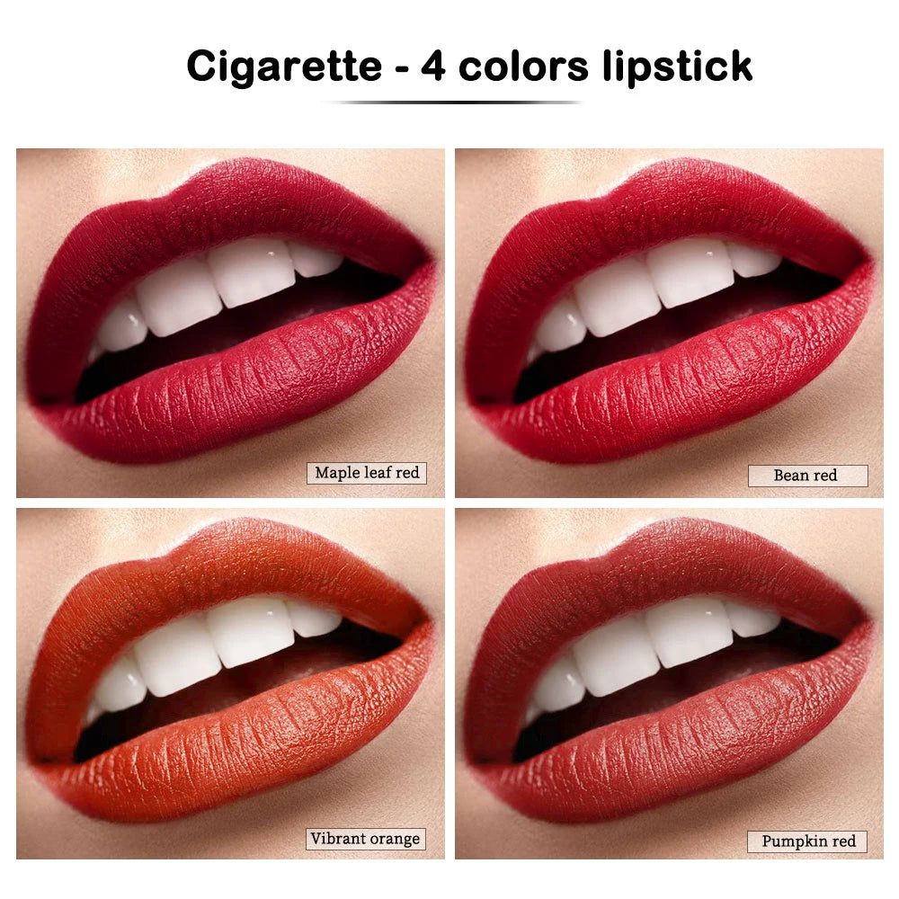 Matte Lipstick Set with Waterproof Long-Lasting Velvet Finish - 5