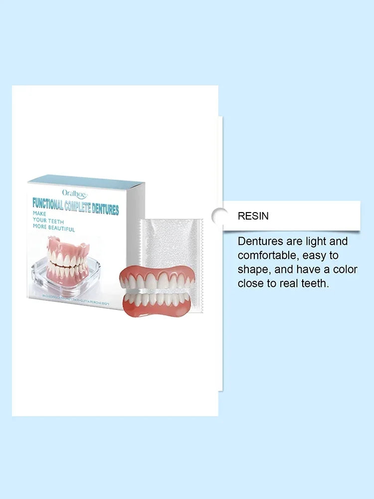 Instant Smile Temporary Dentures for Natural Looking Teeth