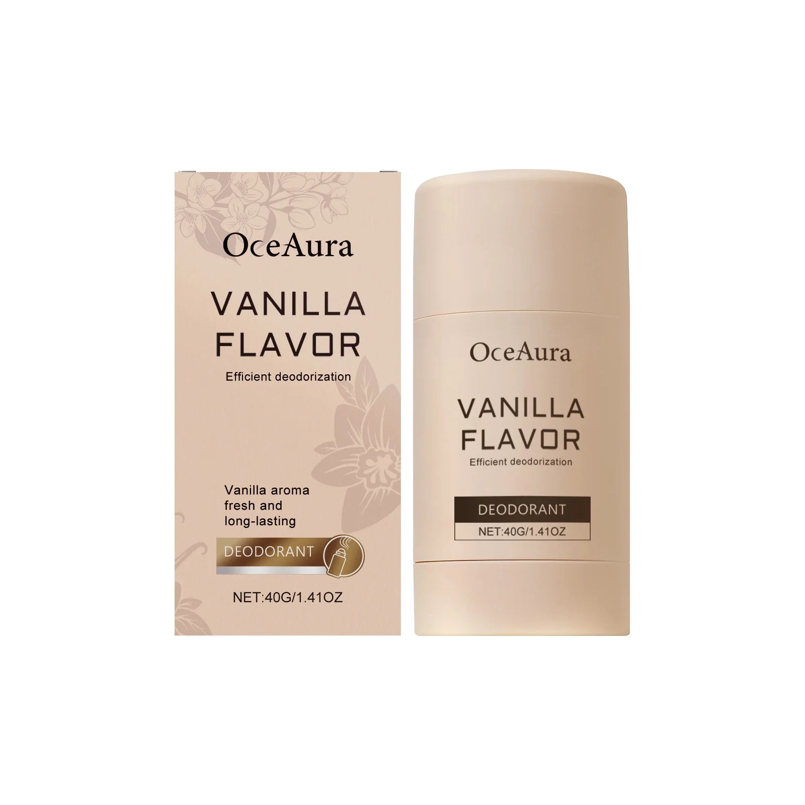 Long-Lasting Vanilla Scented Natural Deodorant Stick for Men and Women - 15