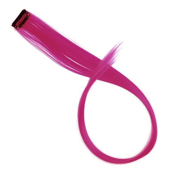 22-Inch Colorful Clip-In Hair Extensions for Instant Highlights - 14