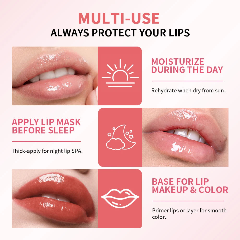 Moisturizing Lip Oil Serum for Hydrated Smooth and Plump Lips
