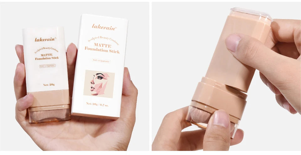 Serum-Boosted Skin Tint Foundation Stick for Radiant Hydrating Coverage