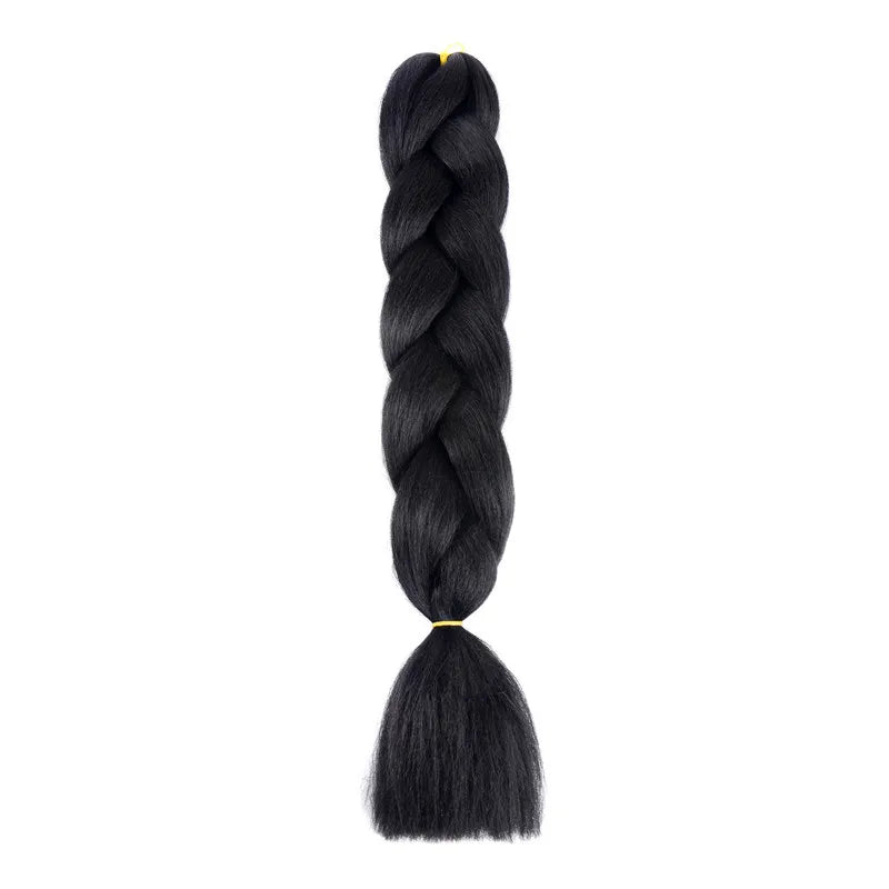 24-Inch Synthetic Jumbo Braiding Hair Extensions