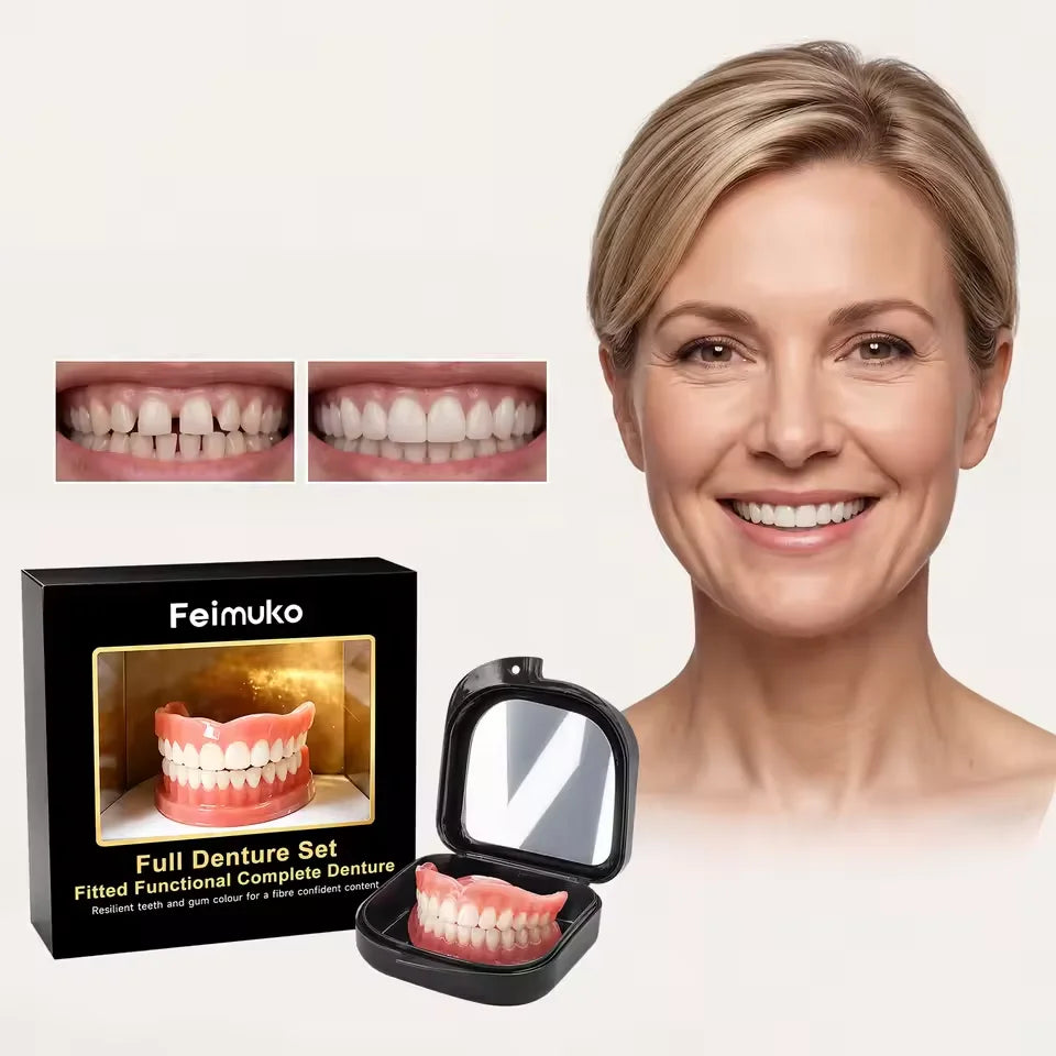 Full Mouth Silicone Denture Set for Natural Smile and Daily Comfort - 5