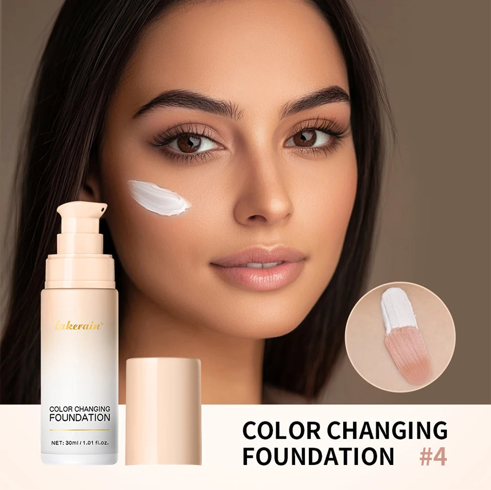 Color-Changing Liquid Foundation for Flawless Radiant Skin Coverage - 9