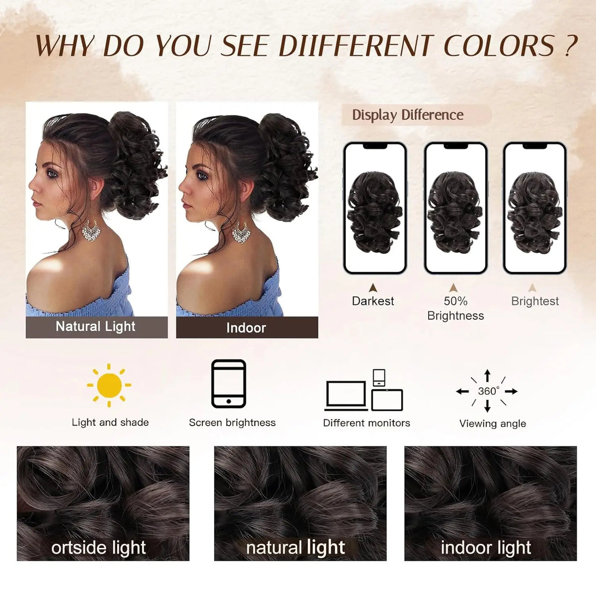 Curly Wavy Claw Clip Ponytail Hair Extension for Instant Volume