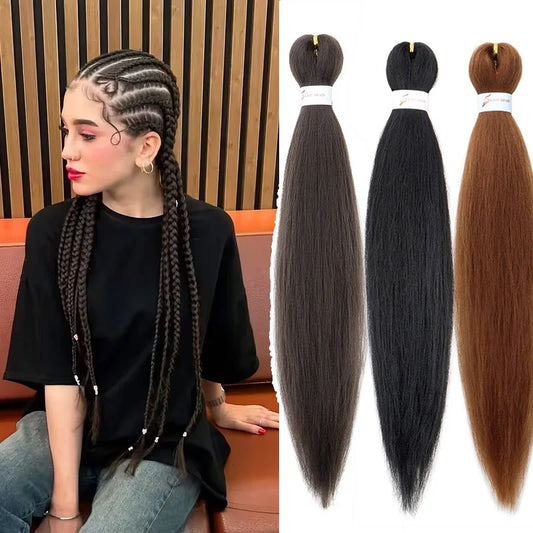 20-Inch Synthetic Braiding Hair for DIY Hairstyles and Costumes