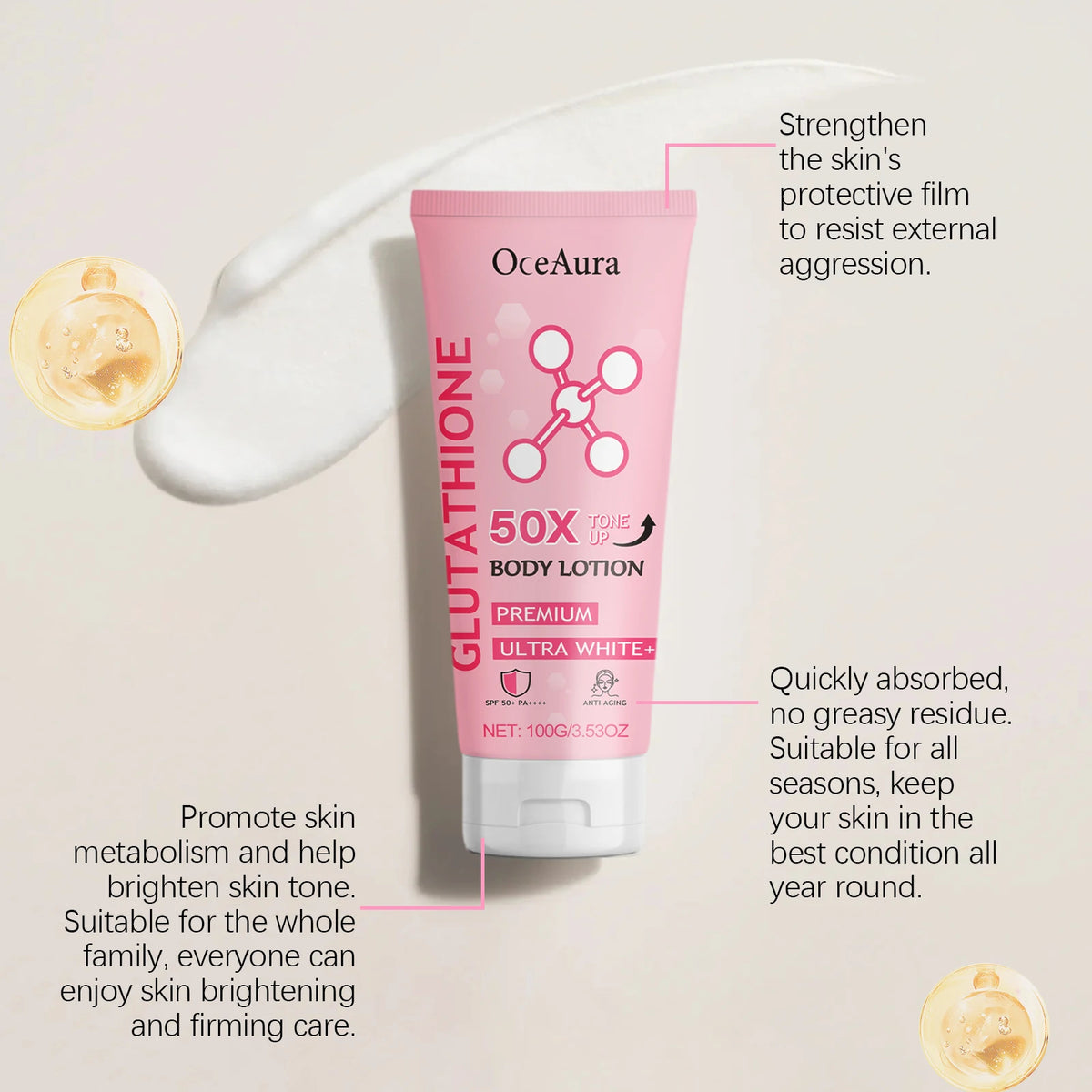 Arbutin Brightening Body Lotion for Glowing and Even Skin Tone