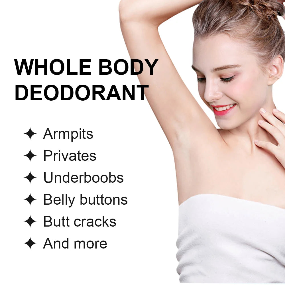 72-Hour Invisible Whole Body Deodorant Cream for All-Day Freshness - 3