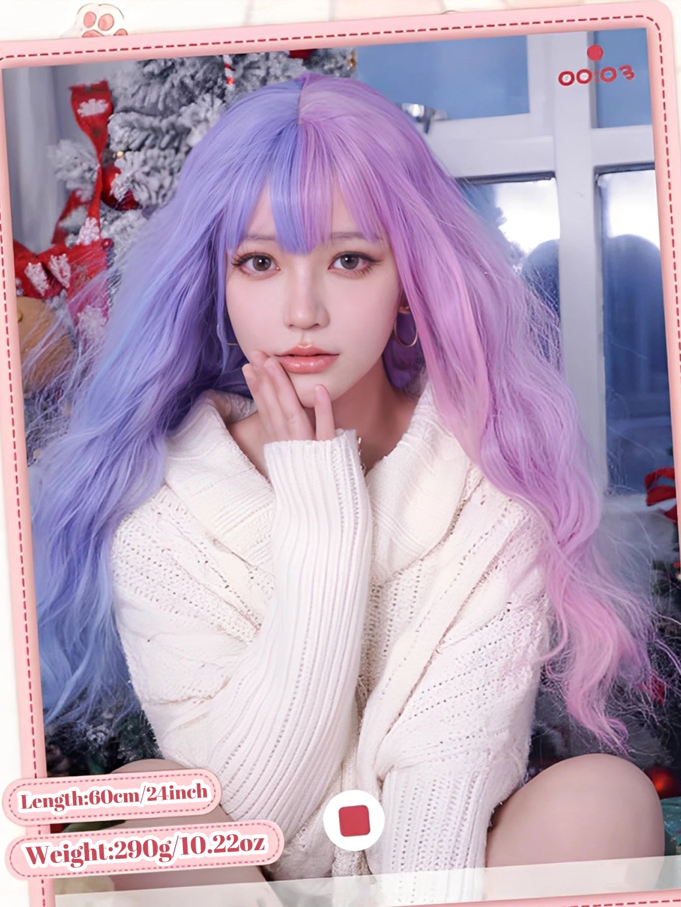 Long Wavy Ombre Cosplay Wig for Lolita and Harajuku Styles - 10