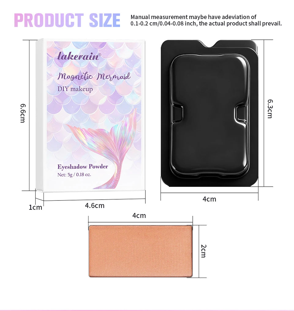 Magnetic DIY Eyeshadow Palette Refill for Personalized Makeup Kits