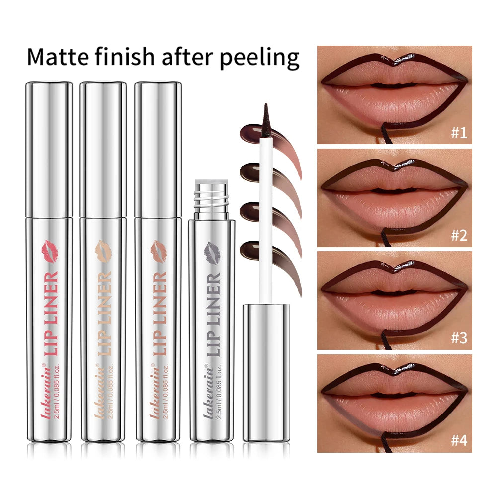 Peel-Off Tattoo Lip Liner for Long-Lasting Waterproof Smudge-Proof Color - 26
