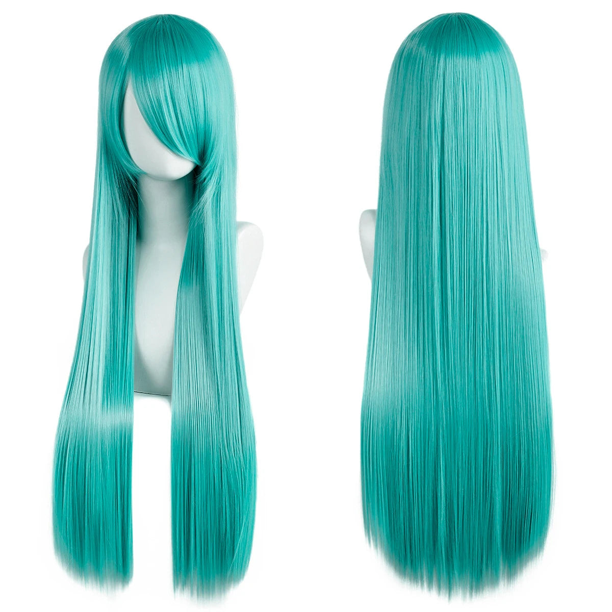 Long Straight Synthetic Cosplay Wig with Bangs