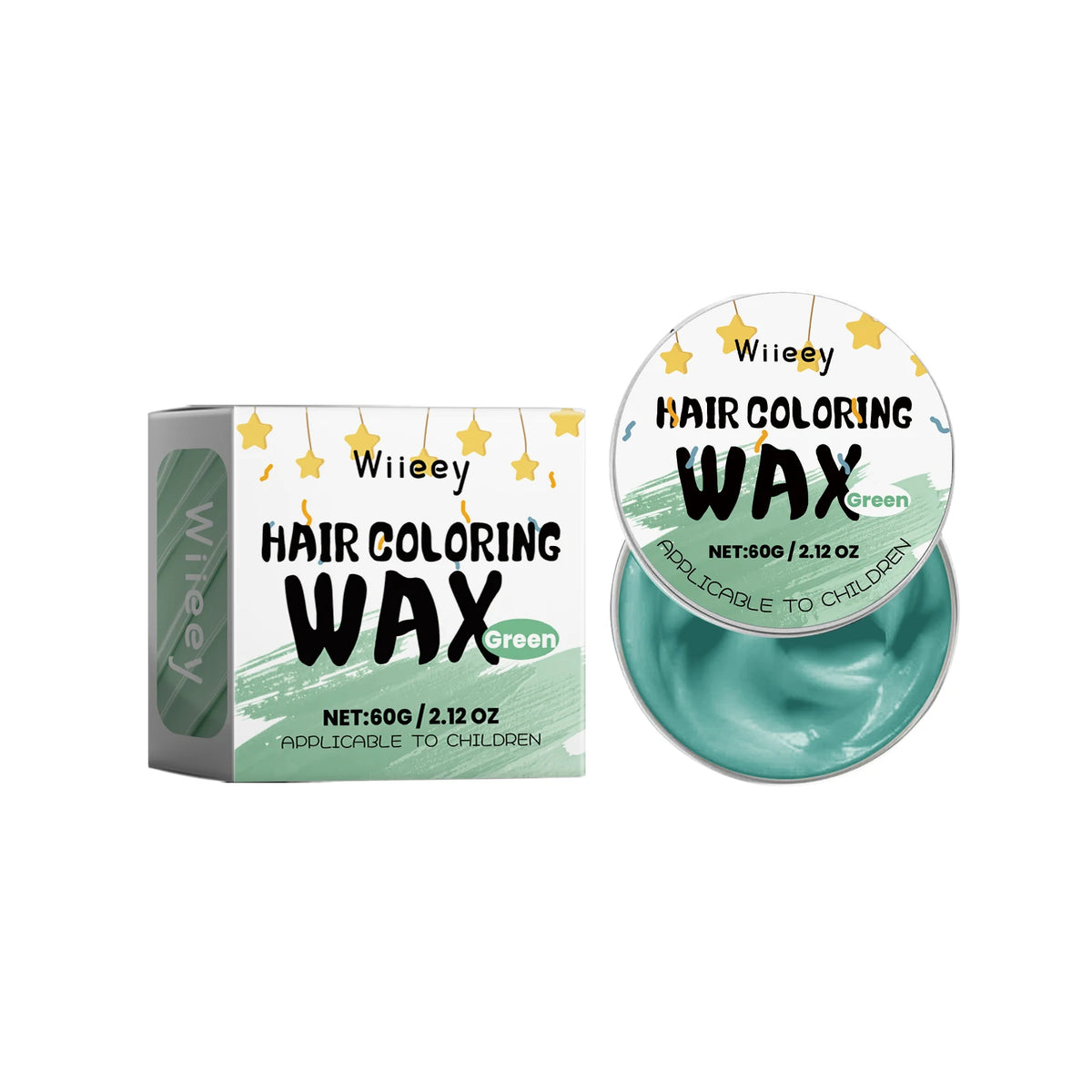 Temporary Washable Hair Color Wax for Kids and Party Styling