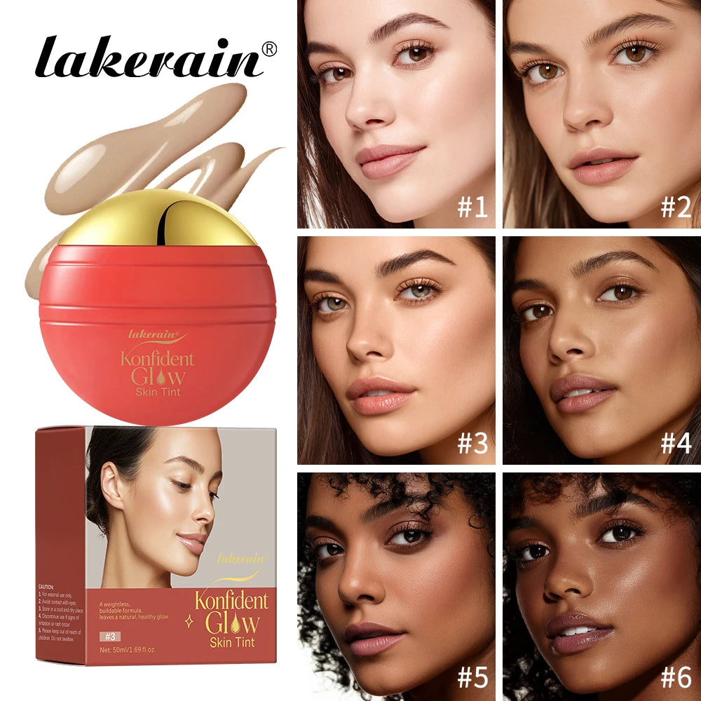 Radiant Skin Tint Foundation for a Natural Buildable Glow