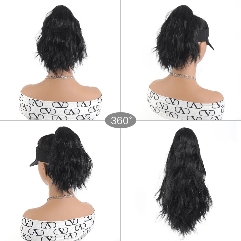 Wavy Claw Clip Ponytail Extension for Instant Volume